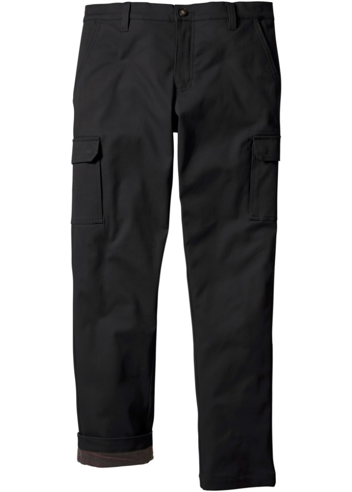 Regular Fit Stretch-Thermo-Cargohose, Straight