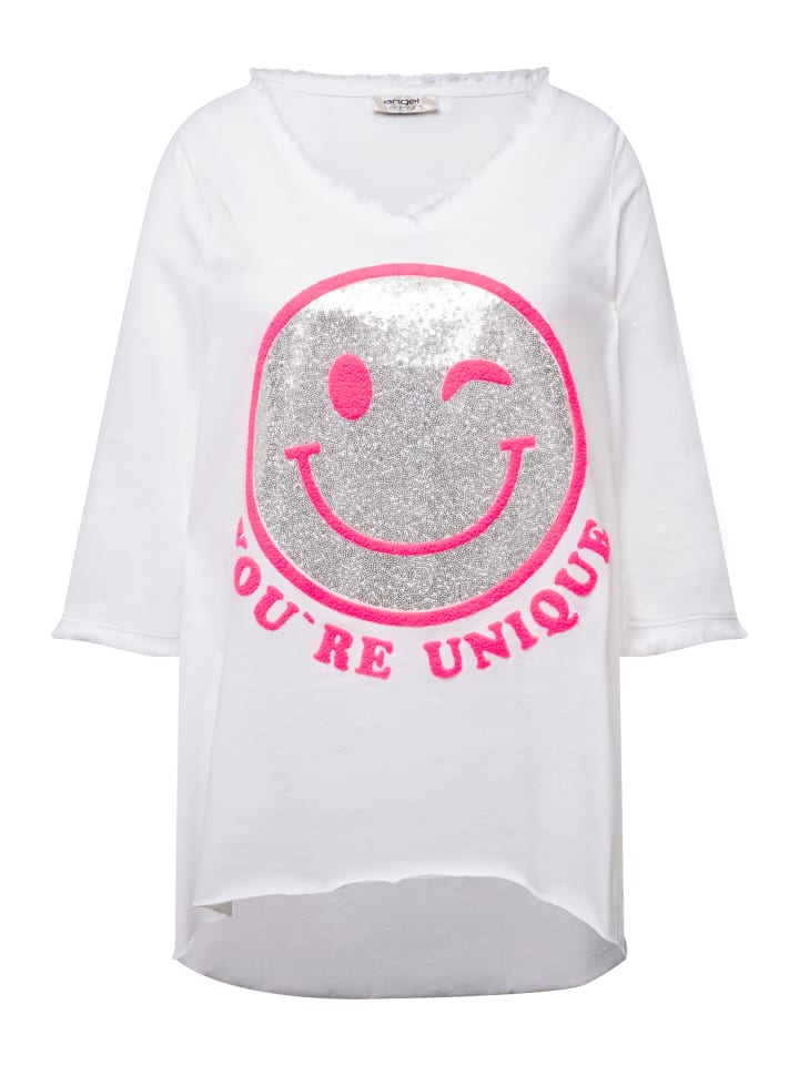 Angel of Style Longshirt in weiß günstig kaufen 54