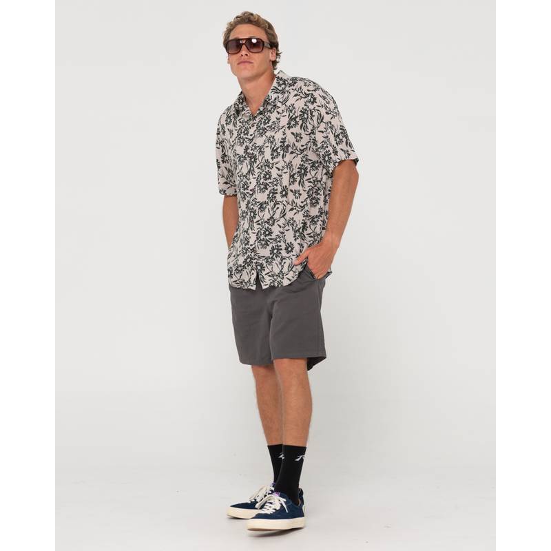 RUSTY PYROTECHNICS SHORT SLEEVE SHIRT Kurzarmhemd Herren