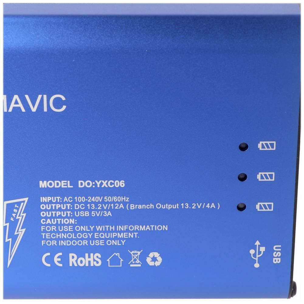 AccuCell 5-in-1 Ladegerät passend für DJI Mavic Pro Drohne Zubehör Drohne