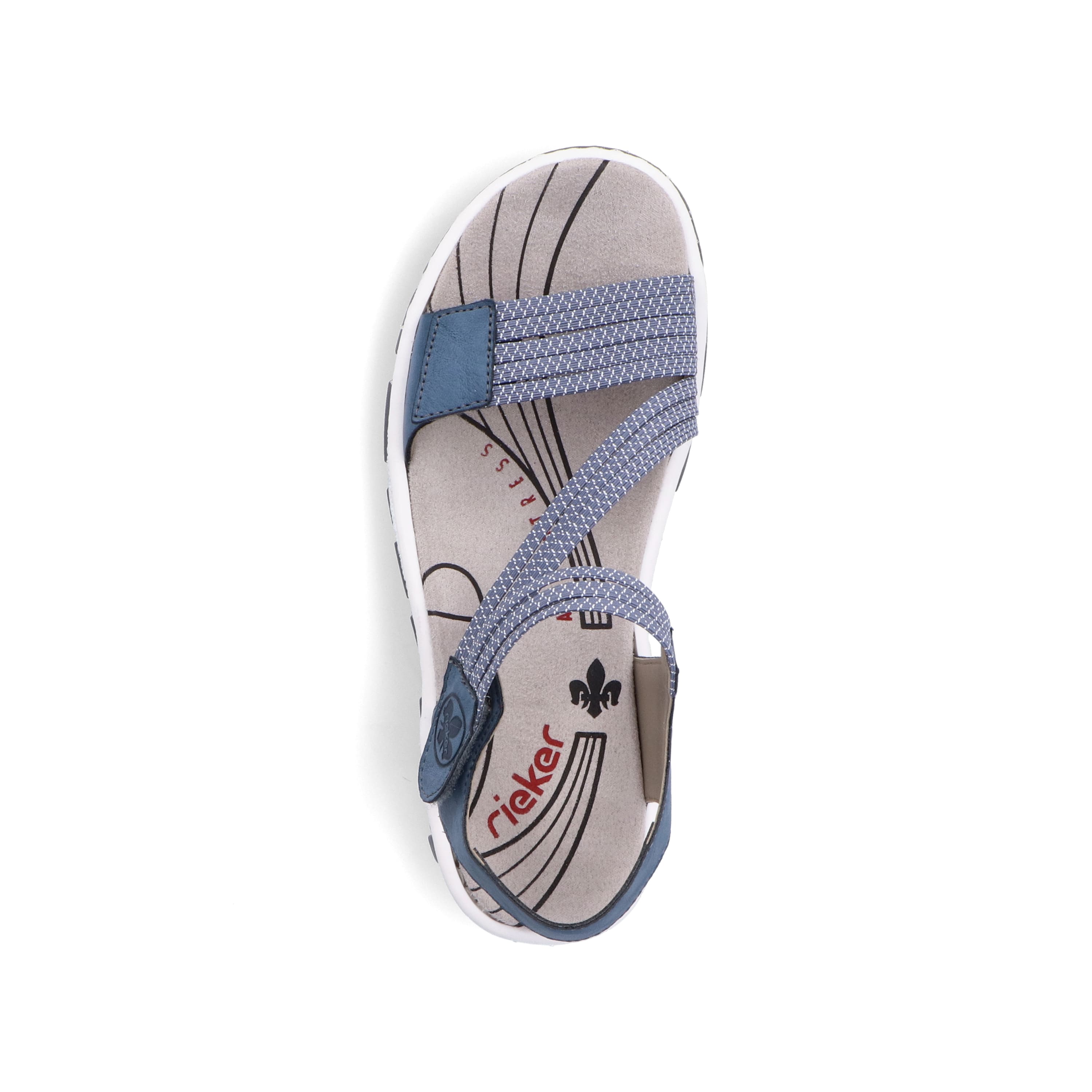 Rieker Damen Trekkingsandalen californiablau