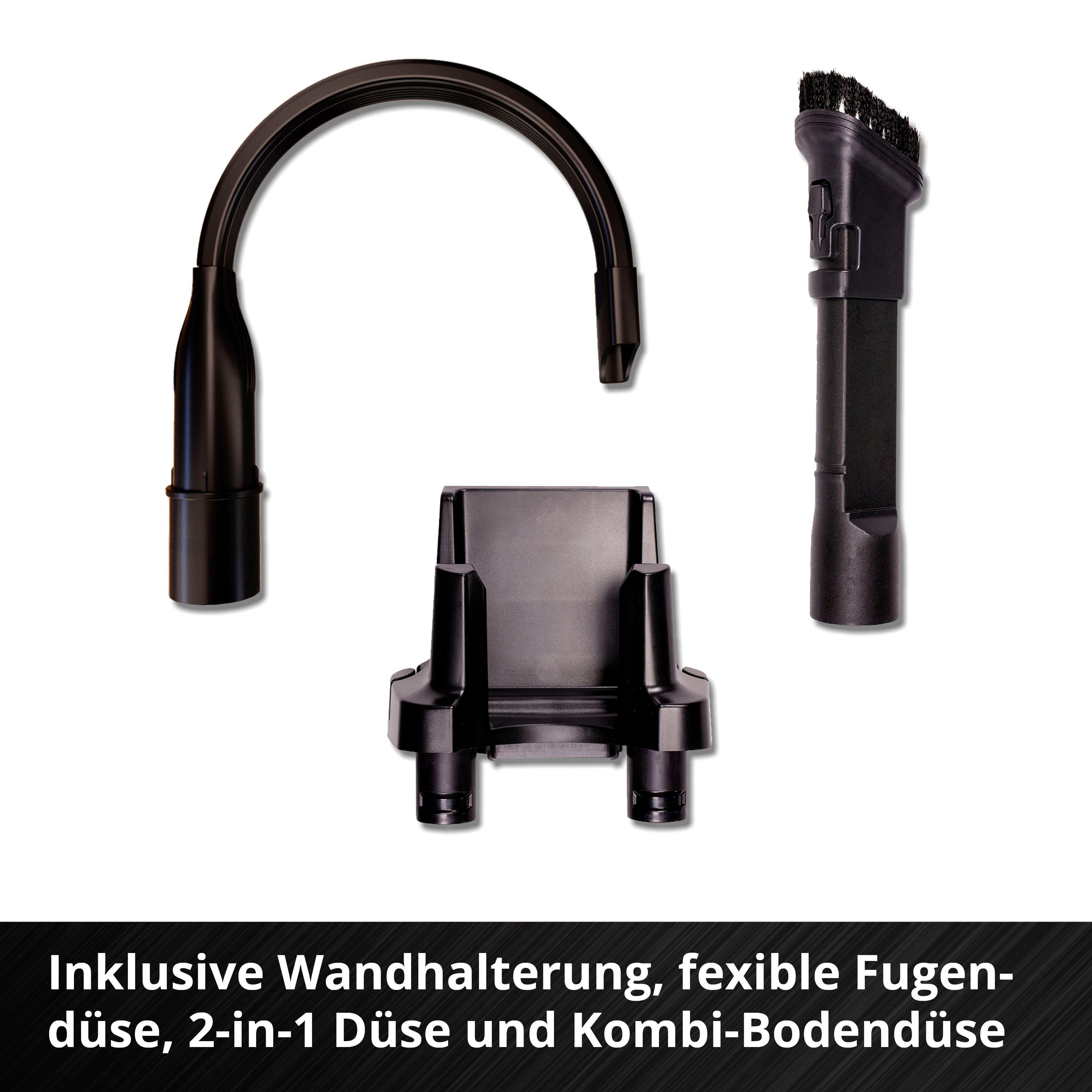 Einhell Akku-Hand-und Stielstaubsauger TE-SV 18 Li, 120 W, beutellos, ohne Akku und Ladegerät