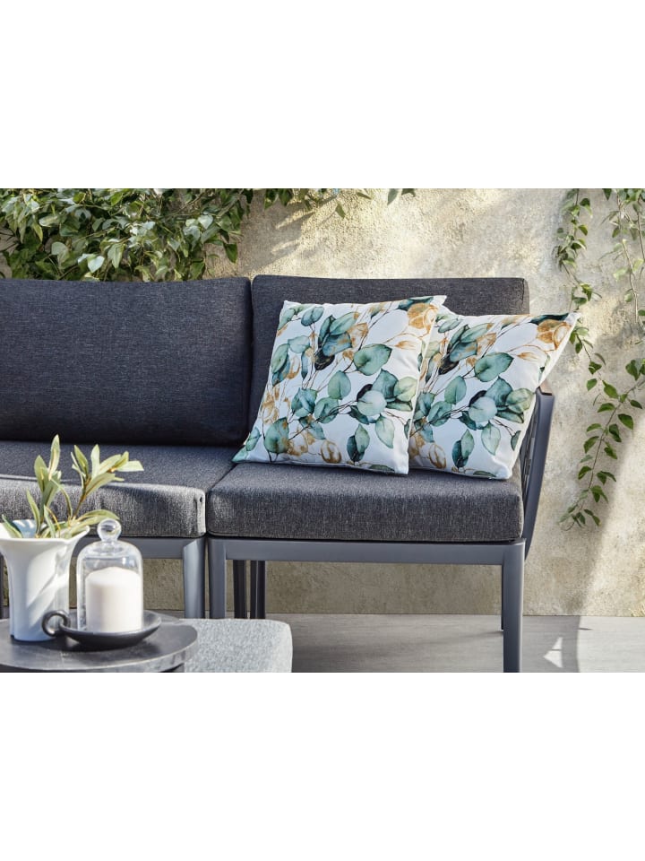 Beliani 2er-Set Gartenkissen GLADE in Bunt/Weiß/Gold günstig kaufen onesize