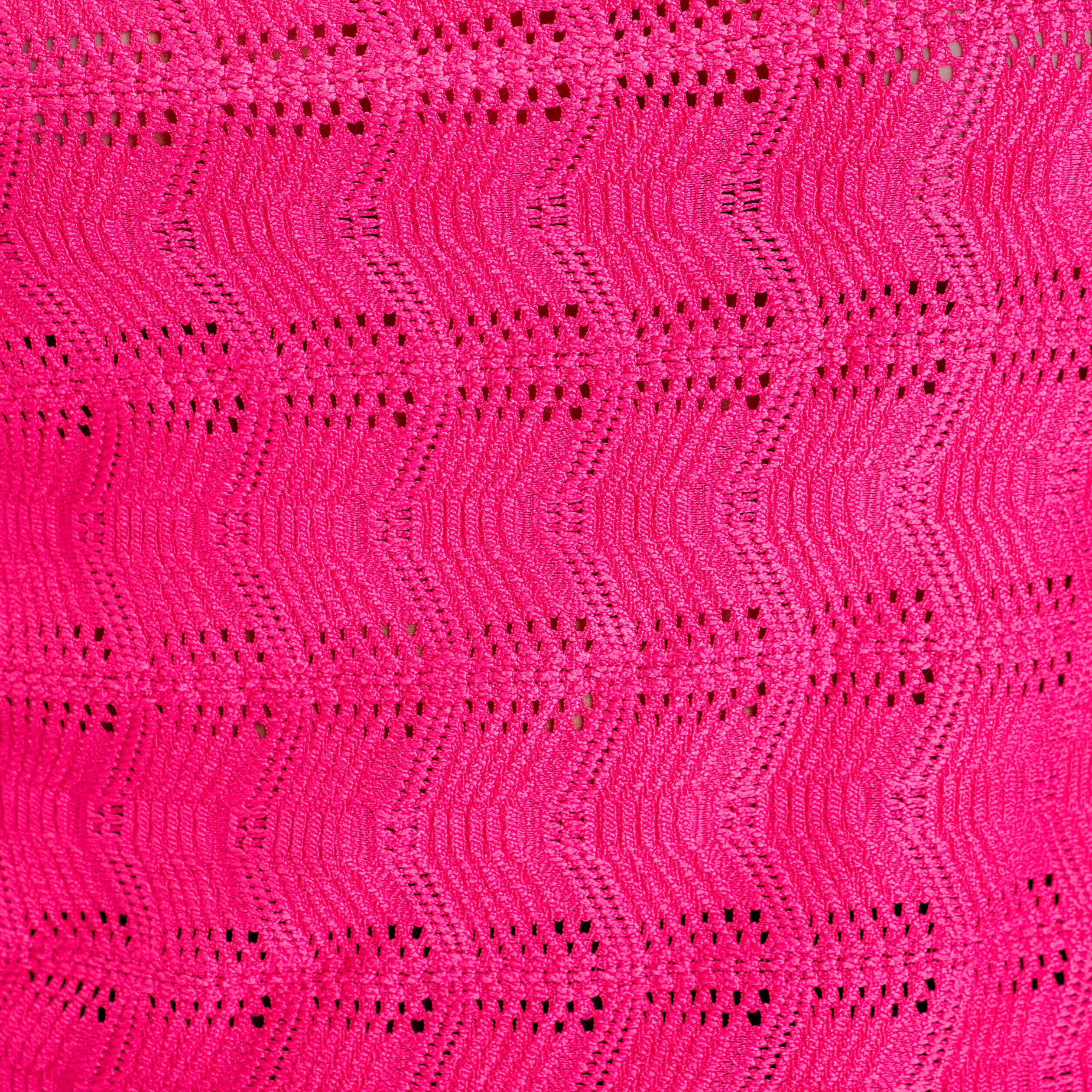 Débardeur ajouré bord festonné rose vif femme | Cache Cache