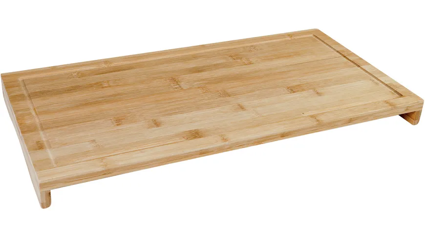 axentia Schneidbrett Bambus mit Saftrille 54x28cm