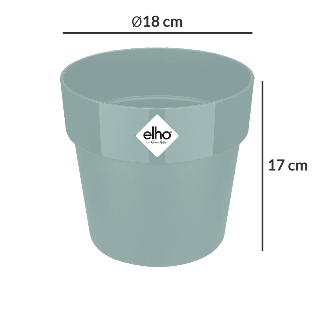 Casaria Deuba® Blumentopf Mint 18x17cm 2,9L