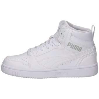 PUMA Rebound V6 Mid Jr Sneaker in weiß
