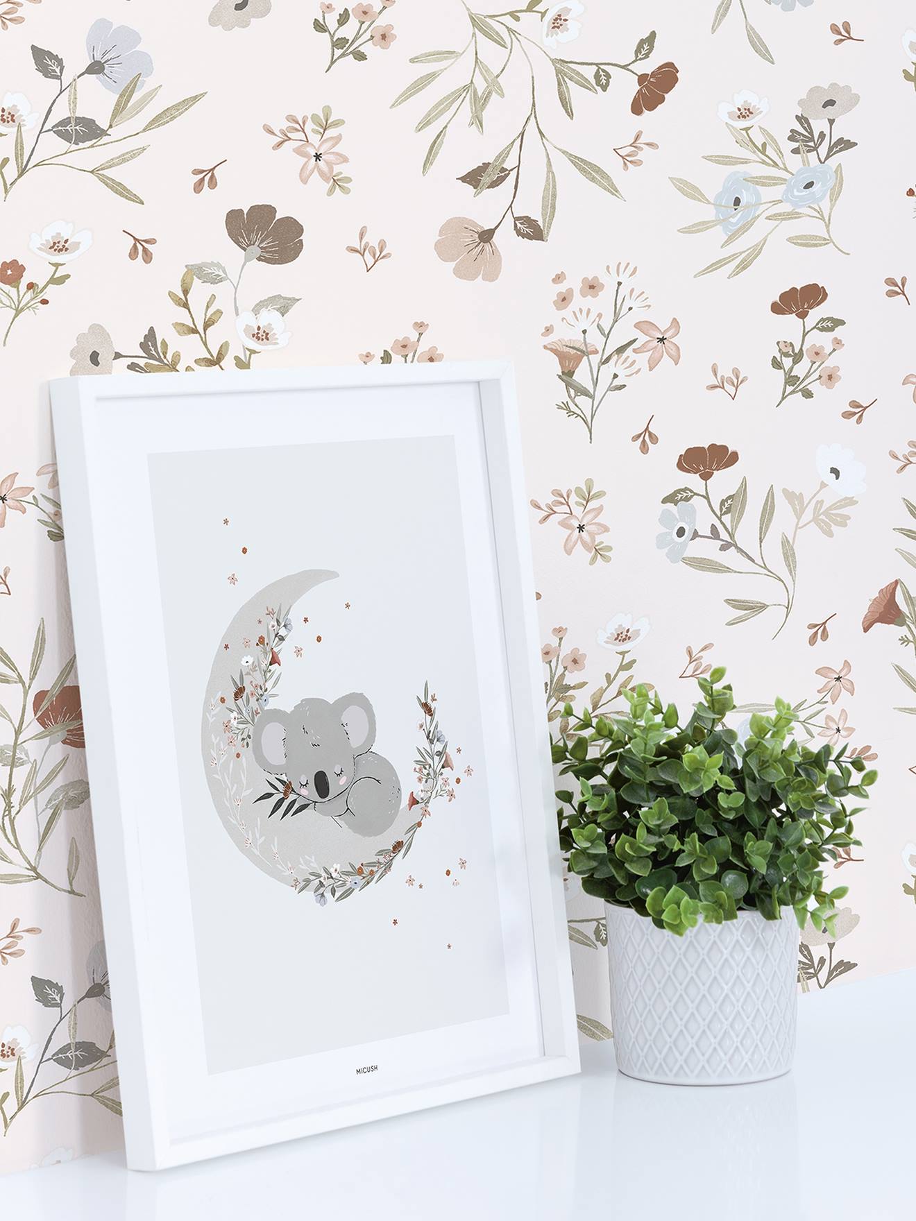 Lilipinso Kinderzimmer Koala-Poster LILYDALE LILIPINSO - grau