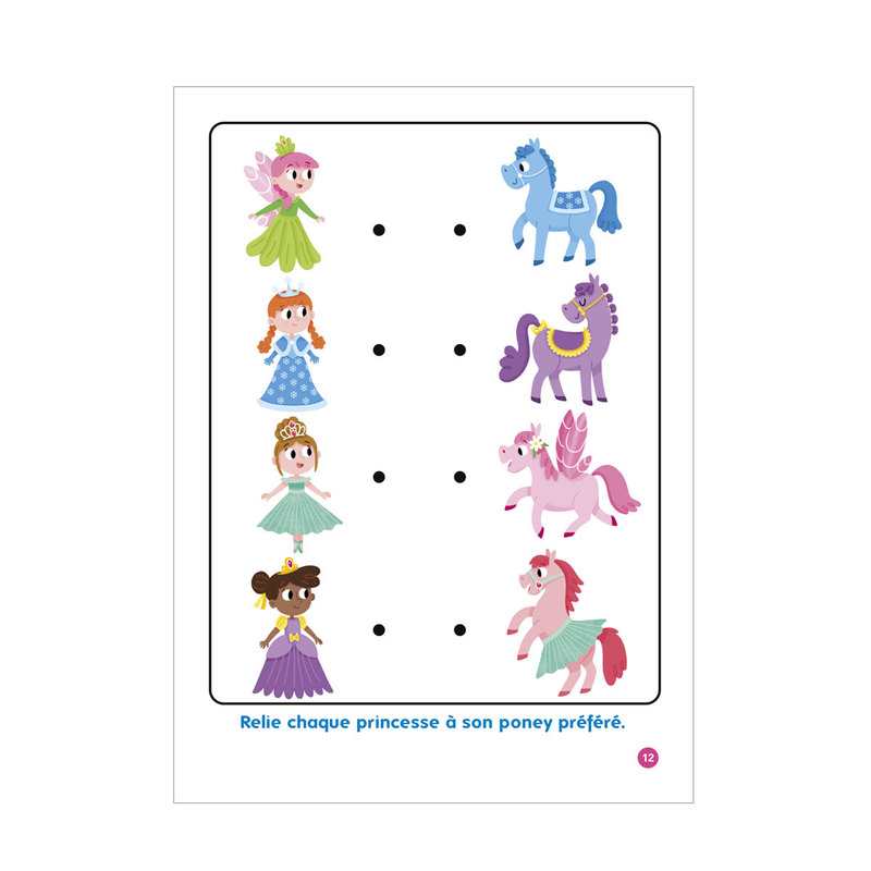 Livre Mon premier bloc jeux les princesses - Lito