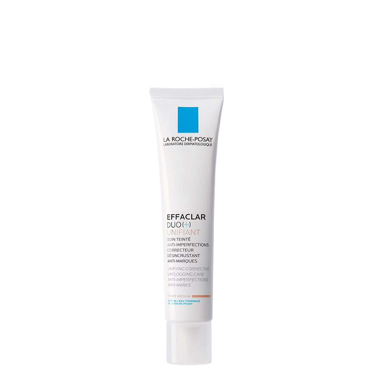 la roche-posay Effaclar + Unifiant Soin Teinté Correcteur Unifiant Anti-Imperfections, Anti-Marques Et Anti-Récidive Pour Peaux Acnéiques 40 ml