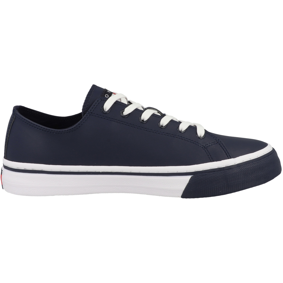 Tommy Hilfiger Tommy Jeans Mens Leather Vulc Sneaker Low blau