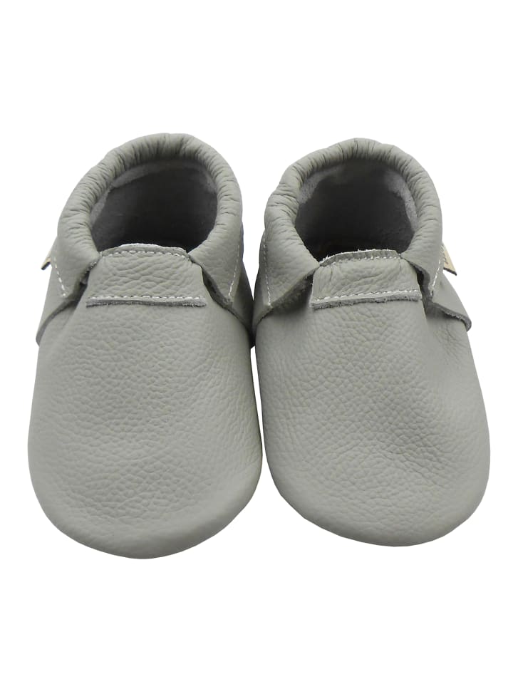 Yalion Baby Leder-Krabbelschuhe in Hellblau günstig kaufen 23/24