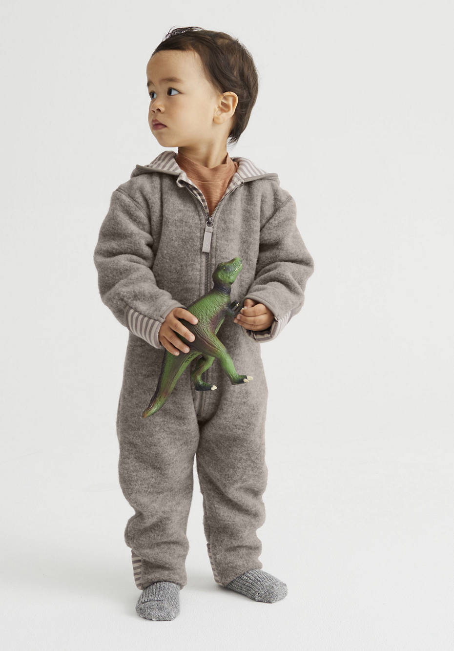 Wollfleece-Overall aus Bio-Merinowolle