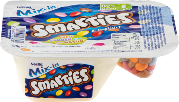 Nestlé Mix-in Smarties & Joghurt
