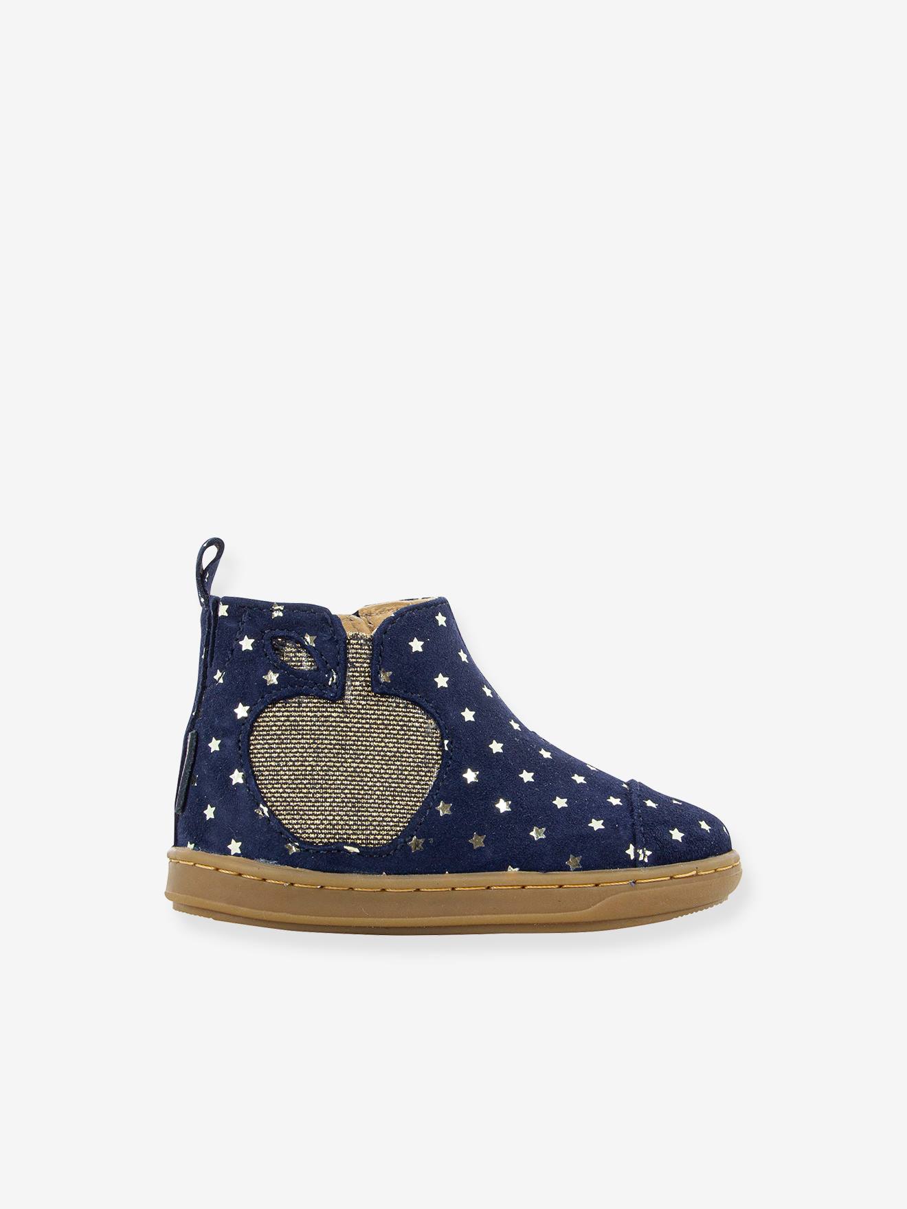 Shoo-Pom Baby Boots Bouba Apple Stars SHOO POM - marine