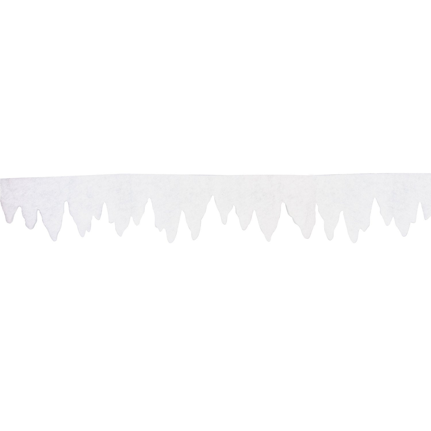 Eiszapfengirlande, 13 cm hoch, 1 m lang