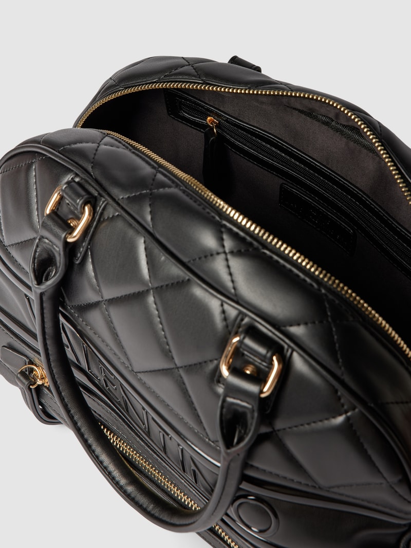 Crossbody Bag mit Steppnähten Modell 'ADA' in schwarz