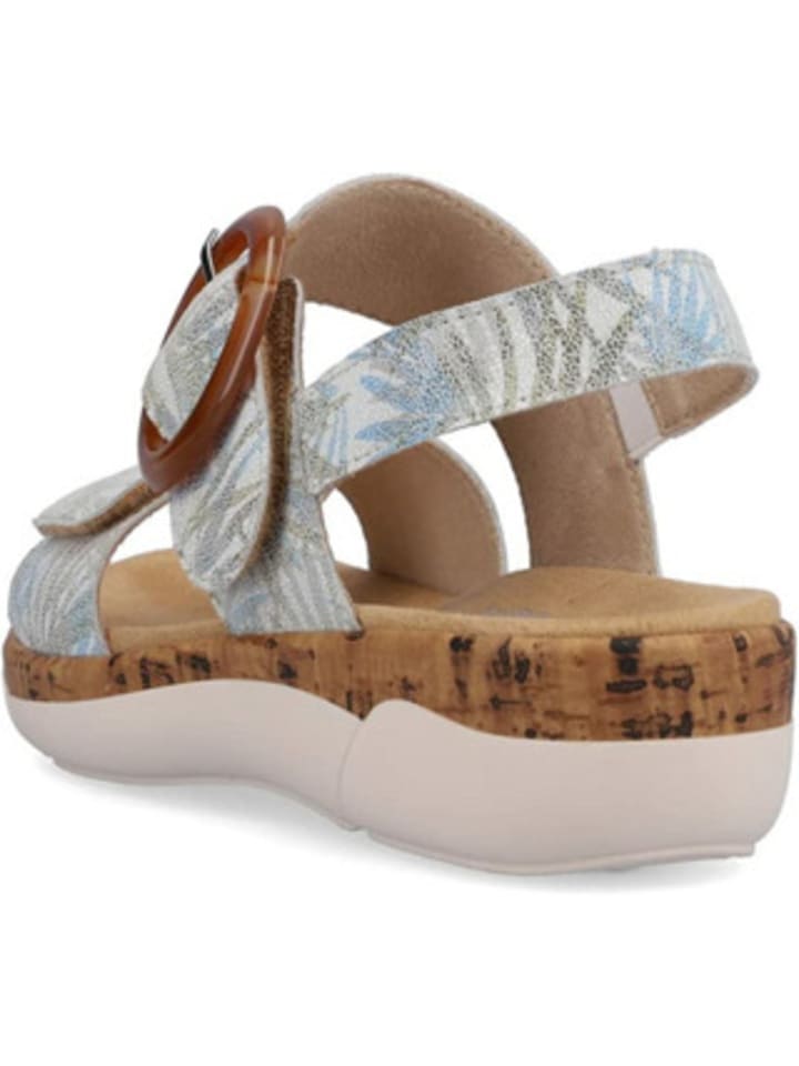 remonte Riemchen Sandalen für Damen in weiß in beige günstig kaufen
