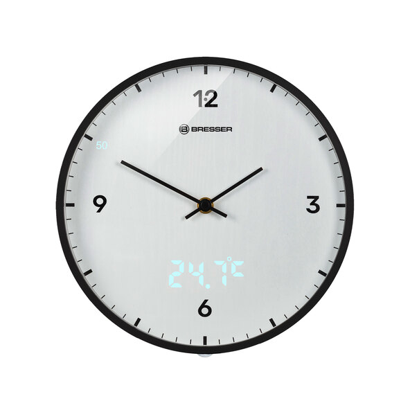 Wanduhr MyTime LEDsec, weiß