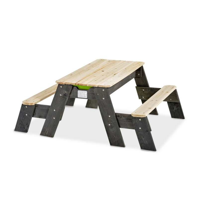 Table d'activités sable et eau, et de pique-nique (2 bancs) EXIT Aksent EXIT Toys