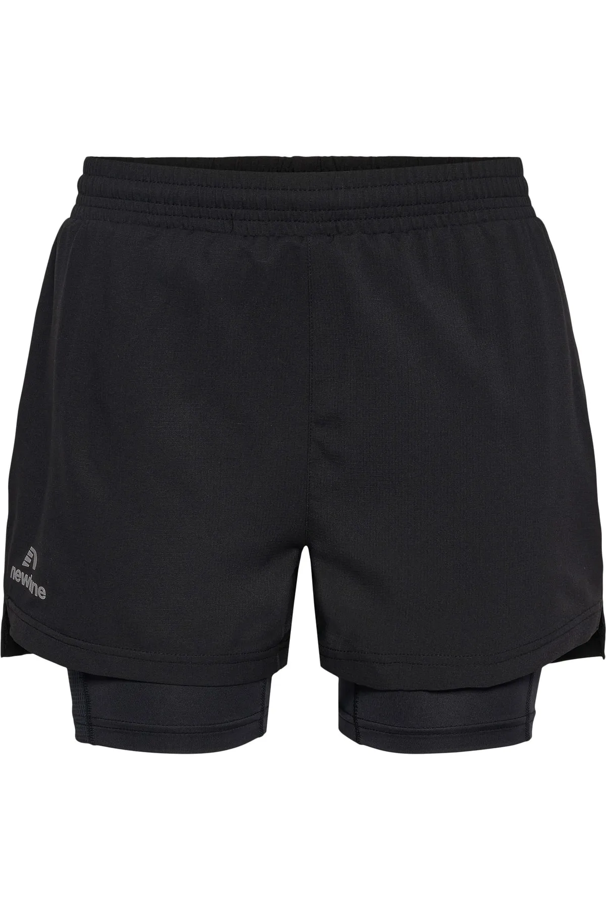 NEWLİNE  Kurze Sporthose - Schwarz - Mittlerer Bund