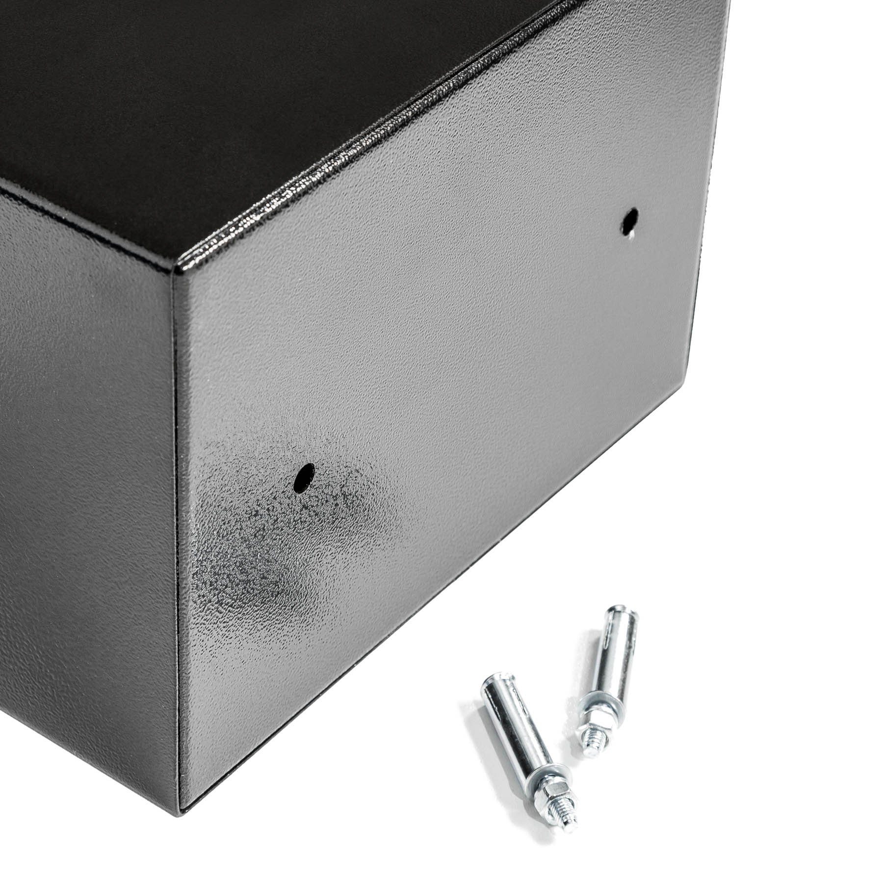 tectake Tresor Elektronischer Safe Tresor mit Schlüssel inkl., abschließbar