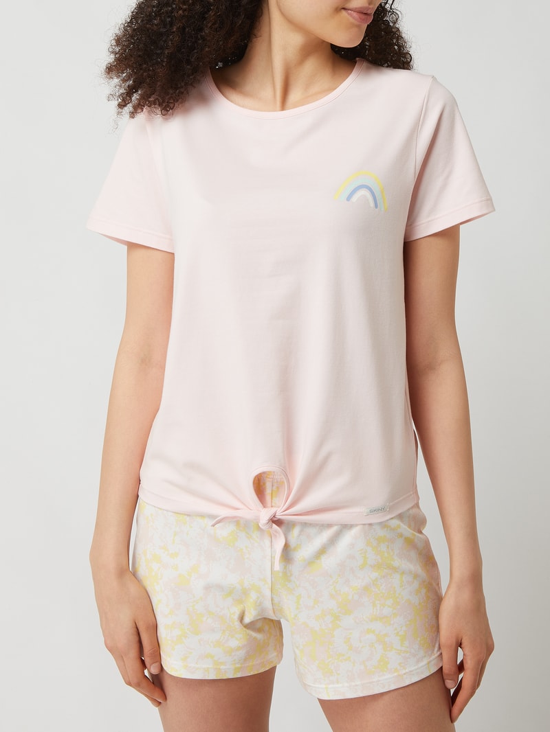 Pyjama mit Stretch-Anteil Modell 'Festival Vibe' in rosa