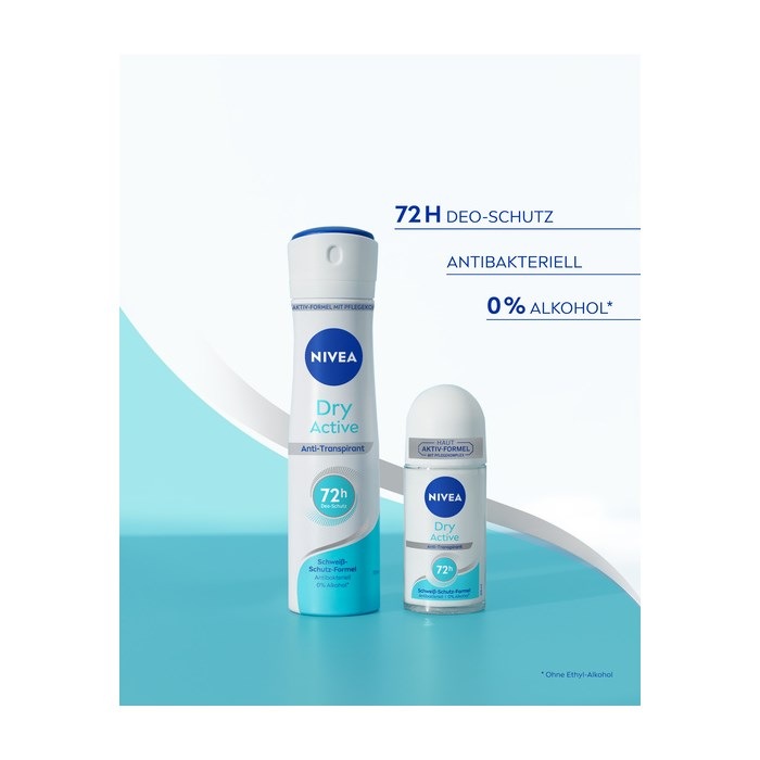 Dry Active Anti-Transpirant Roll-On