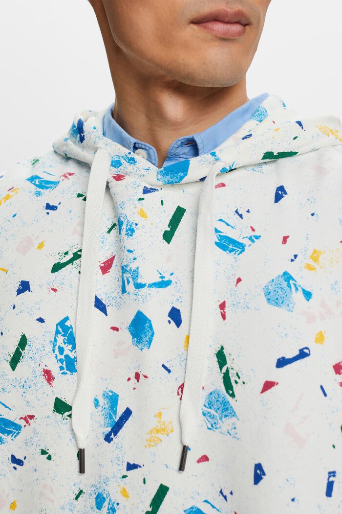 Hoodie aus Bio-Baumwolle mit Print