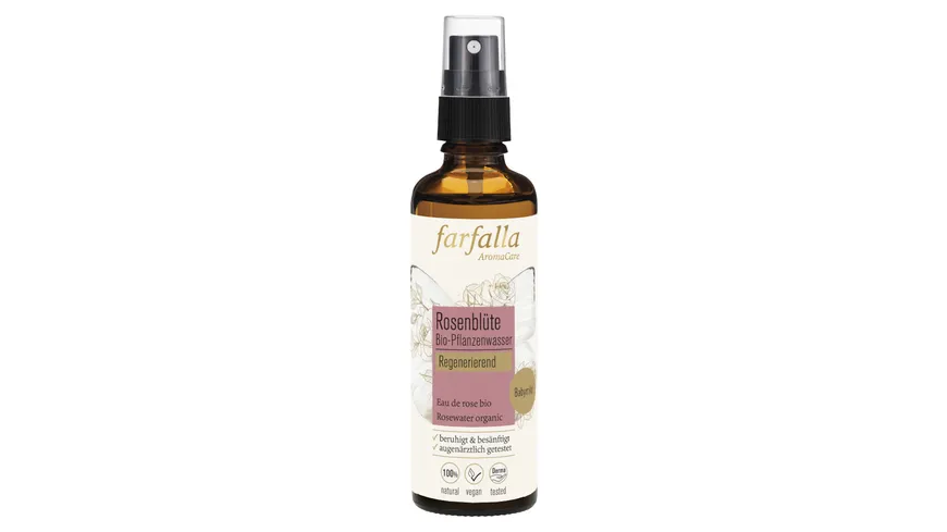 Farfalla Rosenblüte Bio-Pflanzenwasser 75 ml