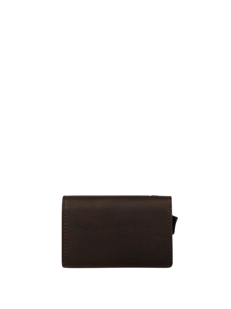 Kartenetui aus Leder Modell 'Camden c-one' in dunkelbraun