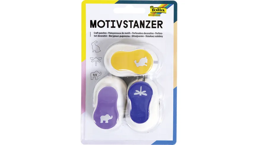 folia Motivstanzer Ganzjahresmotive sortiert