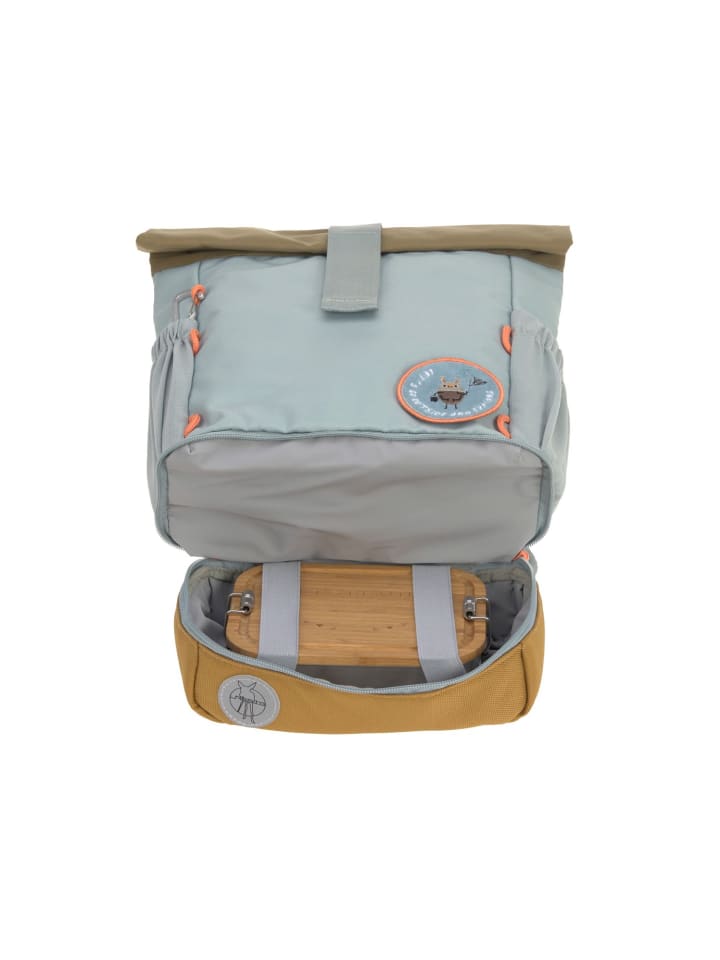 Lässig Lässig Kindergartenrucksack Rolltop Nature light blue günstig kaufen onesize