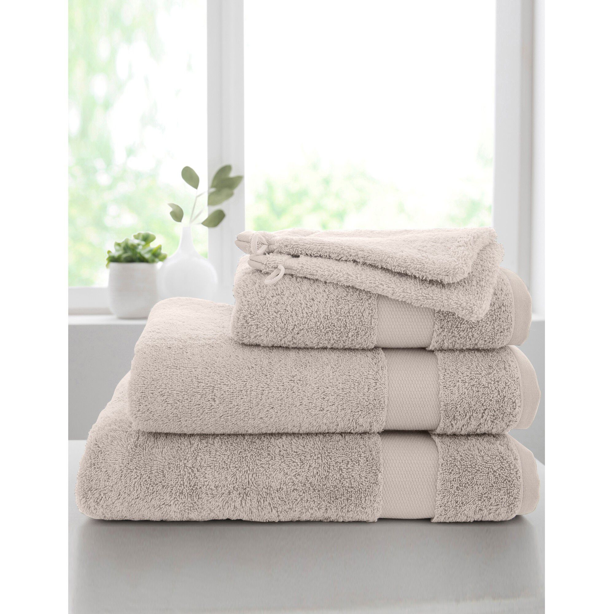 Éponge unie coton modal 500 g/m²