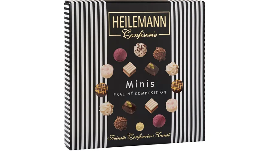 Heilemann Mini Pralinés schwarz/weiß 91 g
