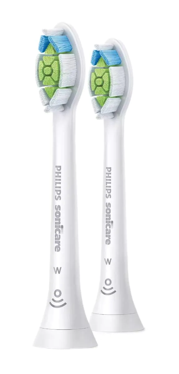 Philips Sonicare W Optimal White HX6062/10 Hvide tandbørstehoveder, 2 stk.