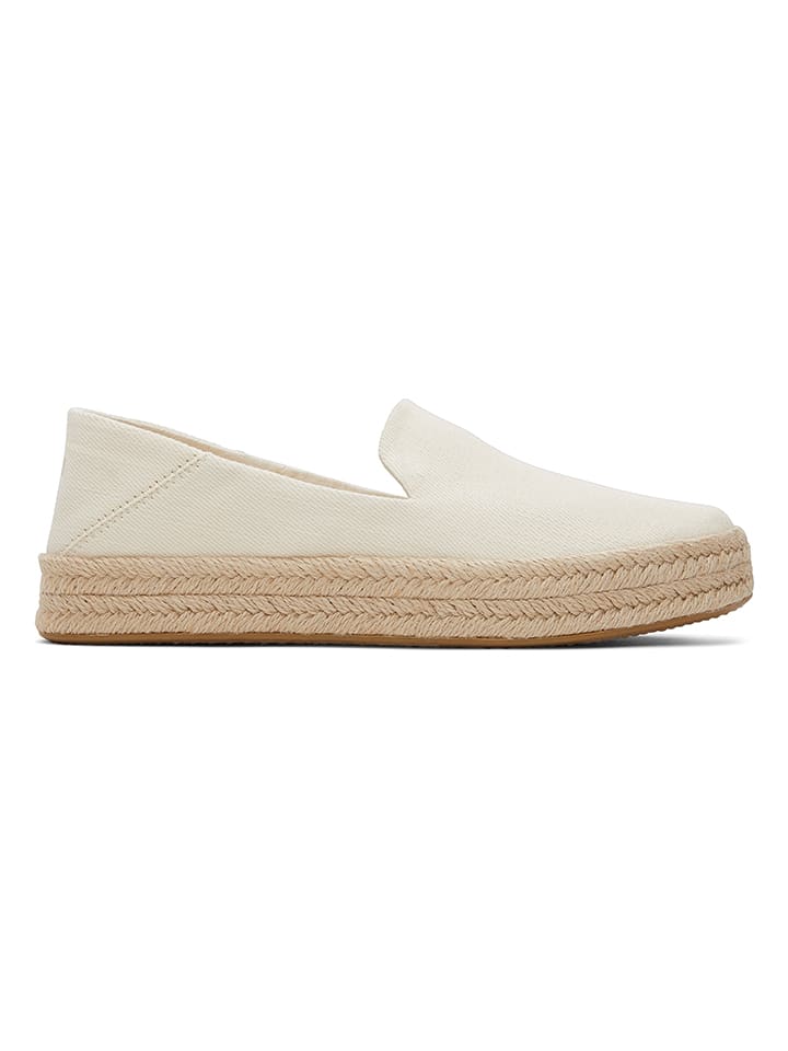 TOMS Espadrilles in Creme günstig kaufen