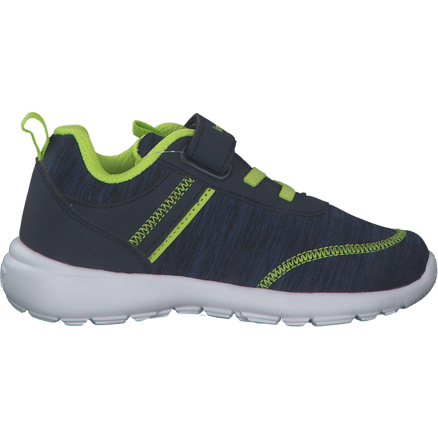 KangaROOS KY-Chummy EV 02078 M, Sneakers Low, Kinder, Blau (Dk Navy/Lime)