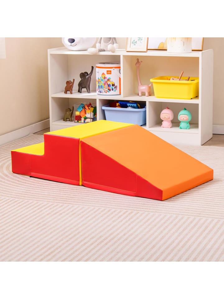COSTWAY 2 TLG. Schaumstoffbausteine Kinder in Orange günstig kaufen onesize