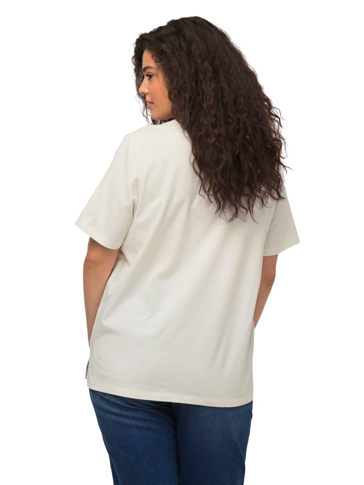 Ulla Popken Shirt in offwhite günstig kaufen
