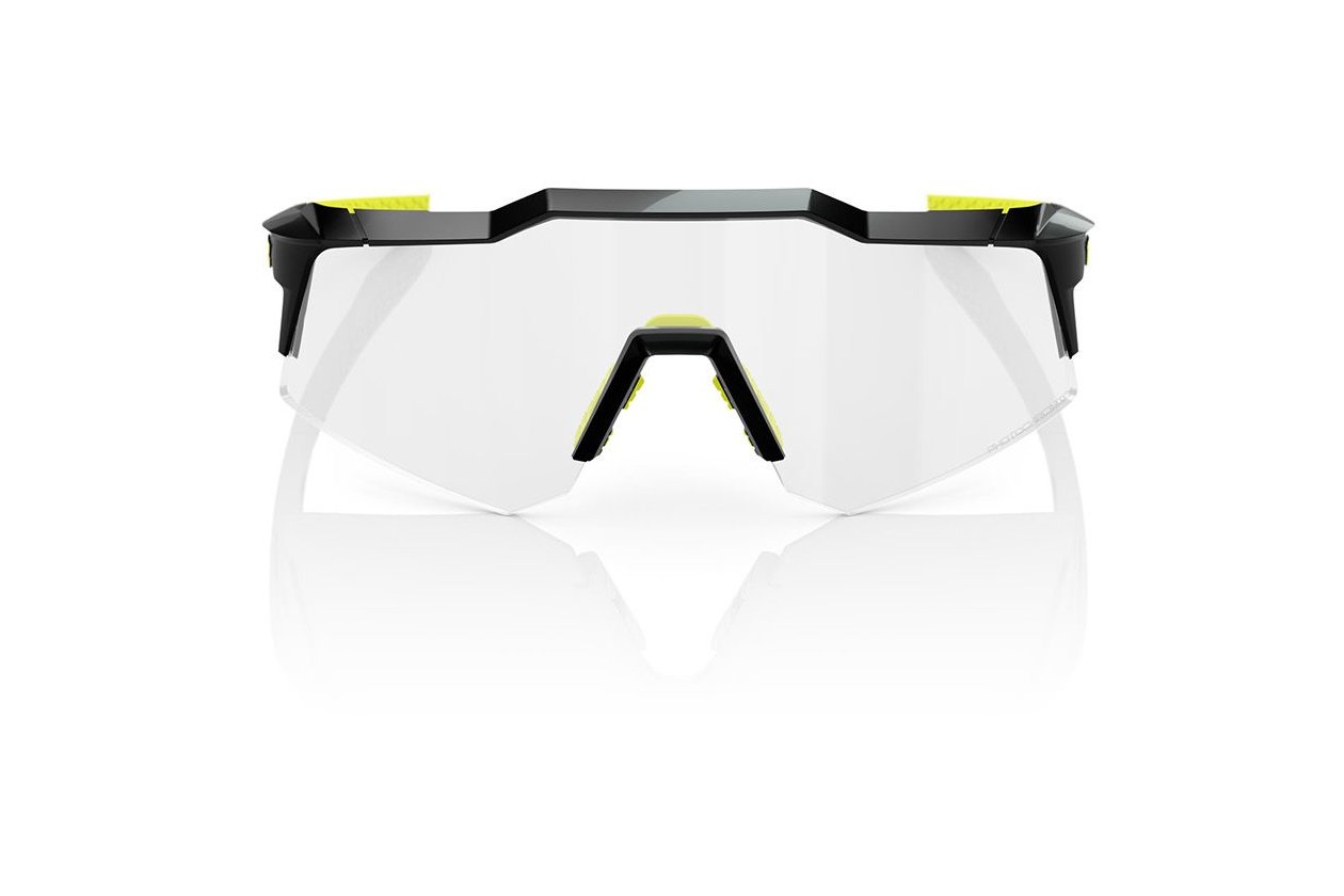 100 Percent Speedcraft XS gloss black / Photochromic Lens