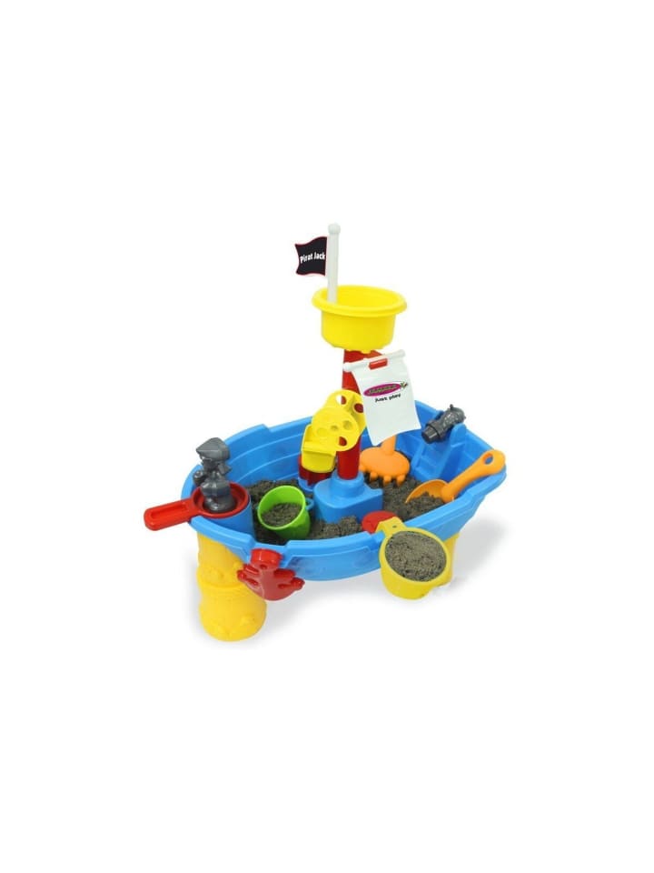 Jamara Sand- und Wasserspieltisch Pirat Jack 21 Teile in Mehrfarbig ab 2 Jahre günstig kaufen onesize