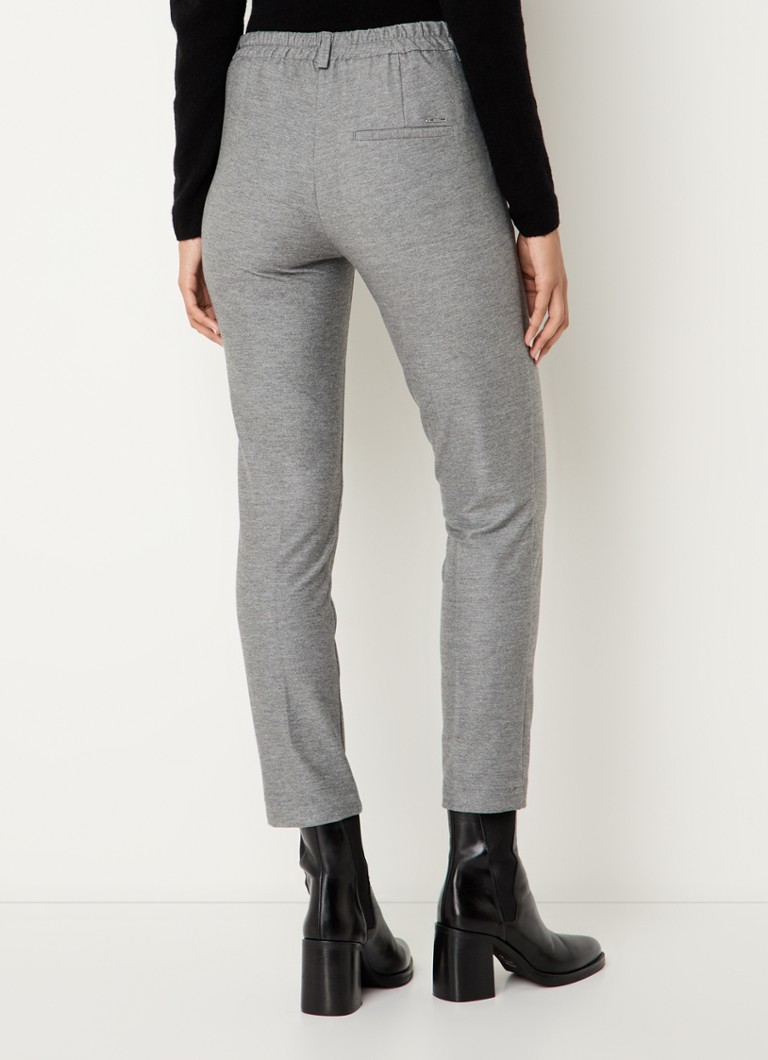 BRAX Maron high waist slim fit cropped trousers with side pockets