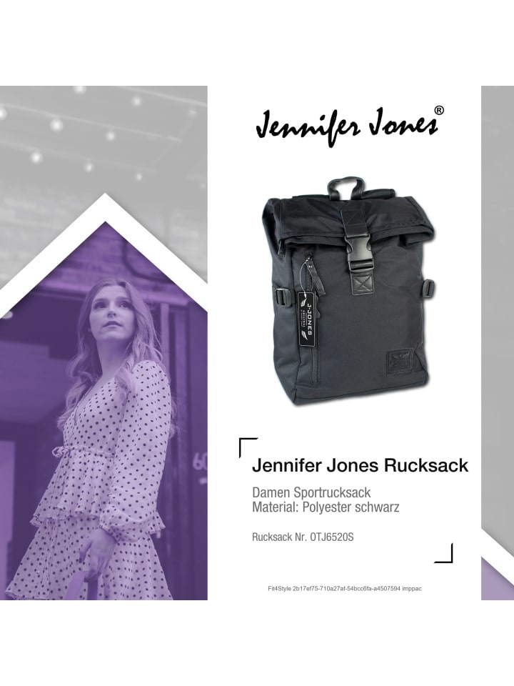 Jennifer Jones Sportrucksack Polyester ca. 27cm breit ca. 38,5cm hoch günstig kaufen onesize