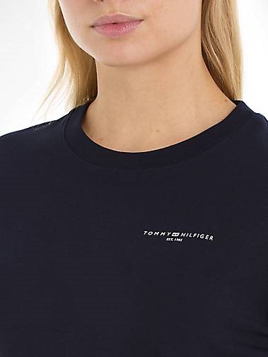 TOMMY HILFIGER Damen Langarmshirt 1985 Longsleeve mit Bio-Baumwolle