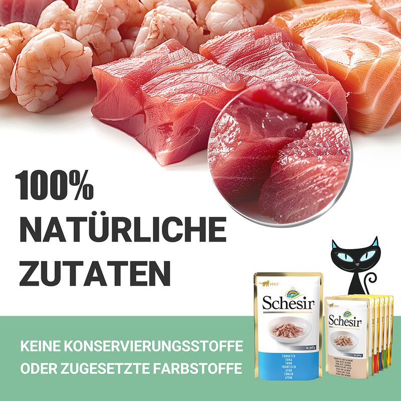 Sparpaket Schesir Jelly Pouch 24 x 85 g zu TOP-Preisen | bitiba %