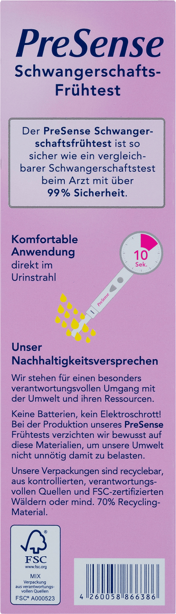 Schwangerschaftsfrühtest, 2 St