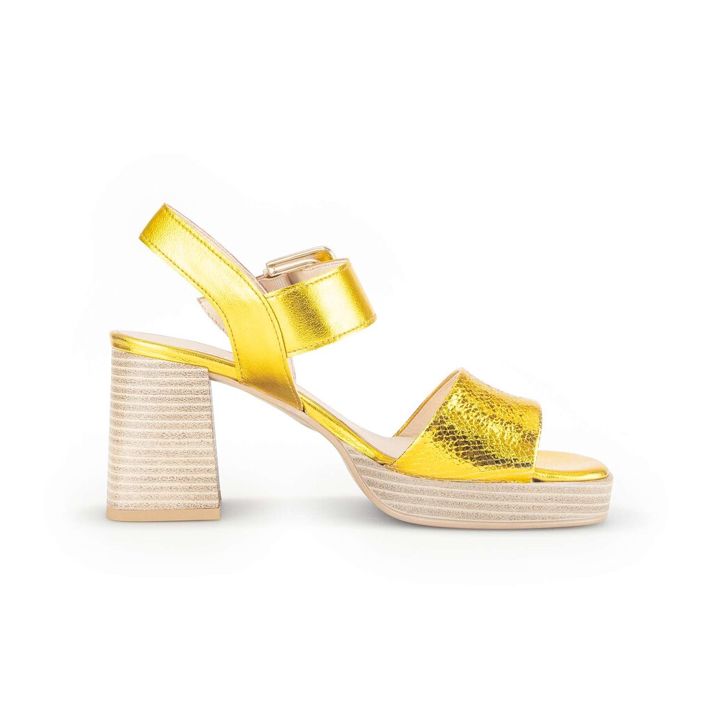 Gabor fashion Plateau Sandale gelb