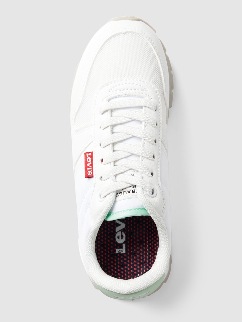Sneaker mit Label-Details Modell 'ALEX' in weiß