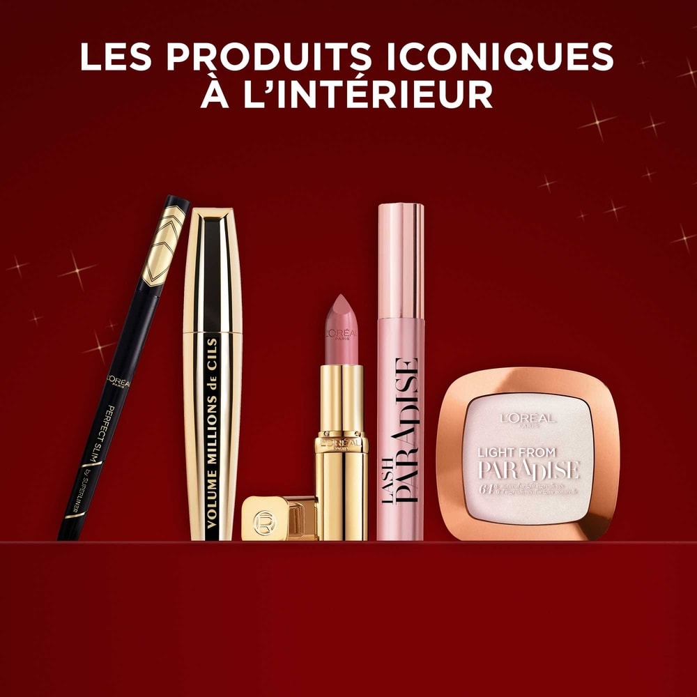 L'Oréal Paris Calendrier de l'Avent Coffret 24 jours maquillage, soin visage, cheveux